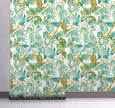 GW5041 Watercolor Leaves Peel and Stick Wallpaper Roll 20.5 inch Wide x 18 ft. Long, Green/White/Brown