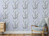 GW5051 Plum Blossoms Peel and Stick Wallpaper Roll 20.5 inch Wide x 18 ft. Long, Light Blue/White/Gray