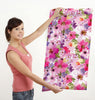 GW5181 Grace & Gardenia Romantic Watercolor Flowers Peel and Stick Wallpaper Roll 20.5 inch Wide x 18 ft. Long, Pink Purple