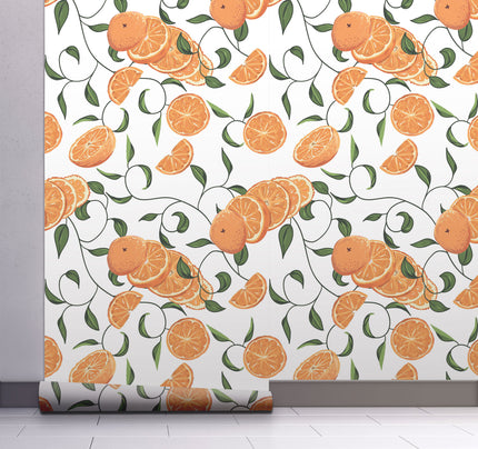 Oranges with Vines