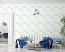 GW5251 Grace & Gardenia Woodland Ferns Peel and Stick Wallpaper Roll 20.5 inch Wide x 18 ft. Long, Chartreuse Aqua