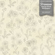 GW5301 Floral on Fabric Peel & Stick Wallpaper Roll 20.5 in Wide x 18 ft. Long