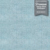 GW6013 Grace & Gardenia Faux Canvas Texture Peel and Stick Wallpaper Roll 20.5 inch Wide x 18 ft. Long, Blue