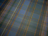 GW6021 Grace & Gardenia Plaid Pattern Peel and Stick Wallpaper Roll 20.5 inch Wide x 18 ft. Long, Blue Orange