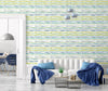 GW6031 Grace & Gardenia Watercolor Brush Strokes Peel and Stick Wallpaper Roll 20.5 inch Wide x 18 ft. Long, Blue Green Yellow