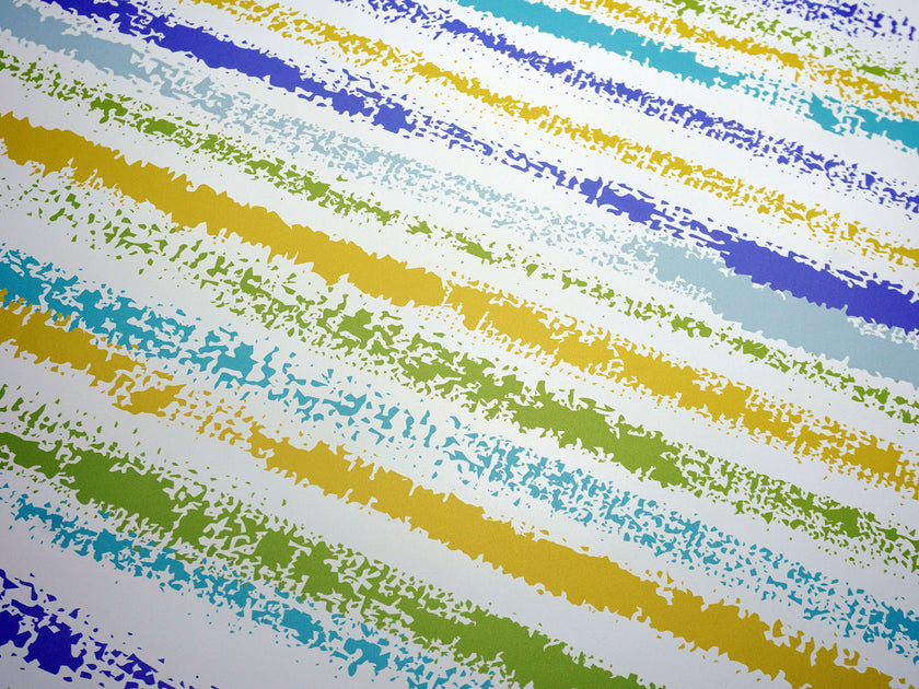 GW6031 Watercolor Brush Strokes Peel and Stick Wallpaper Roll 19 inch Wide x 18 ft. Long Blue Green Yellow