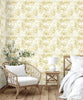 GW6041 Yellow Splatter Peel & Stick Wallpaper Roll 20.5in W x 18ft L