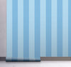 GW6051 Grace & Gardenia Blue Stripes Peel and Stick Wallpaper Roll 20.5 inch Wide x 18 ft. Long, Blue