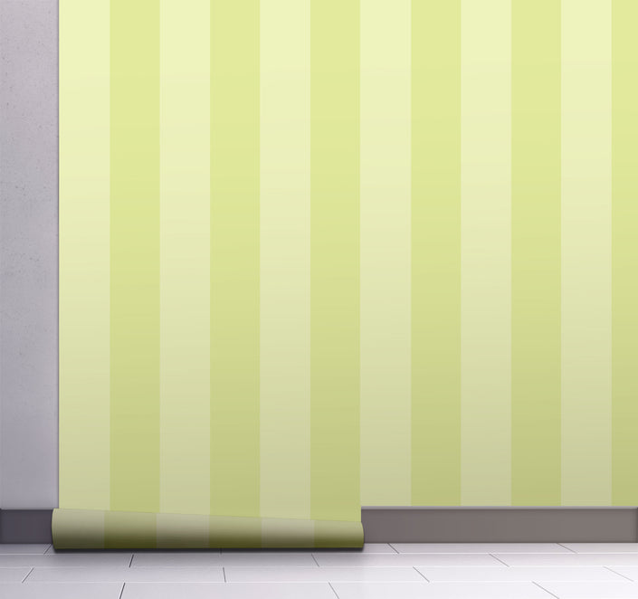 GW6053 Lemon Stripes Peel & Stick Wallpaper Roll 19 inch W x 18ft L, Yellow