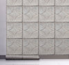 GW7071 Grace & Gardenia Concrete Geometric Tile Peel and Stick Wallpaper Roll 20.5 inch Wide x 18 ft. Long, Gray