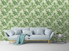 Grace & Gardenia Tropical Palm Leaves Green 27 in wide Peel and Stick Wallpape