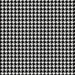 Magic Cover 03-576-01 Houndstooth Self-Adhesive Shelf Liner, Black