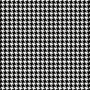 Magic Cover 03-576-01 Houndstooth Self-Adhesive Shelf Liner, Black