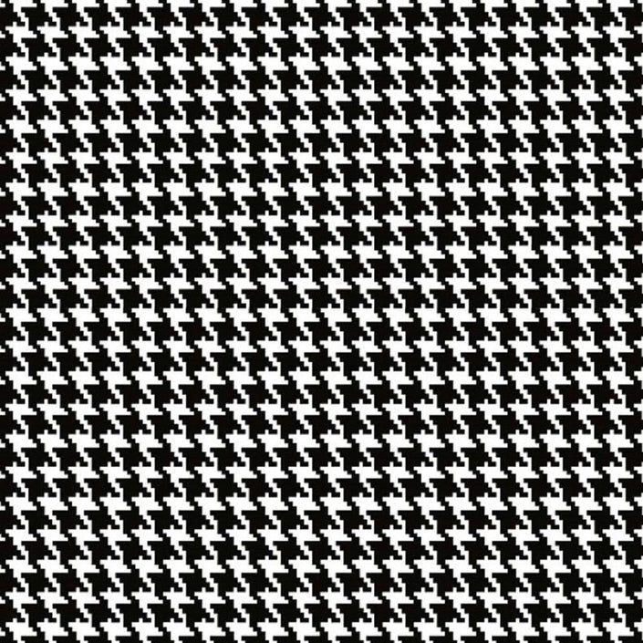Magic Cover 03-576-01 Houndstooth Self-Adhesive Shelf Liner, Black
