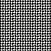 Magic Cover 03-576-01 Houndstooth Self-Adhesive Shelf Liner, Black