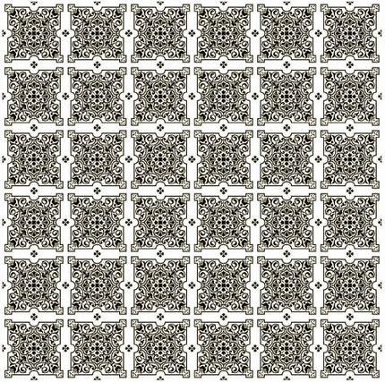 Kittrich Corporation 08-751-01 Tiles Contact Paper 24 FT, Julien Black White