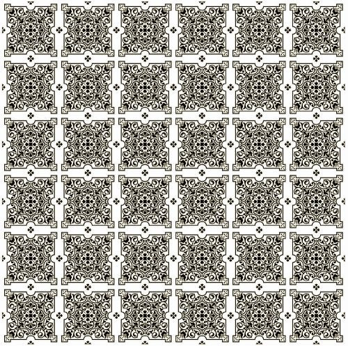 Kittrich Corporation 08-751-01 Tiles Contact Paper 24 FT, Julien Black White