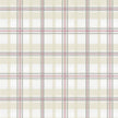 Norwall Wallcoverings KE29913 Kitchen Elements Plaid Wallpaper Red, Beige, Grey