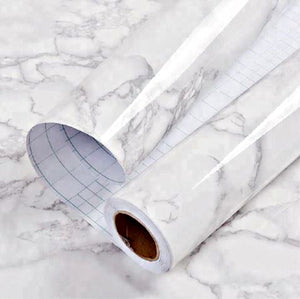 White Marble Peel and Stick Wallpaper 24