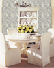 Grace & Gardenia G5007 Vintage Damask Wallpaper Grey Beige