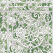 Grace & Gardenia G05C8001 White Painted Iron Garden Gate Wallpaper