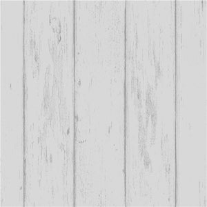 Grace & Gardenia G57601 White Weatherd Wood Plank Wallpaper