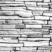 Grace & Gardenia G66302 Stacked Stone Gray Wallpaper