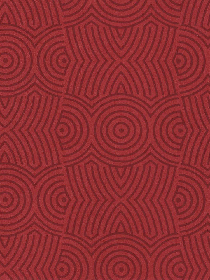 Savvy Decorator PX8884 Target Block PX8884 Geometric Wallpaper, Red