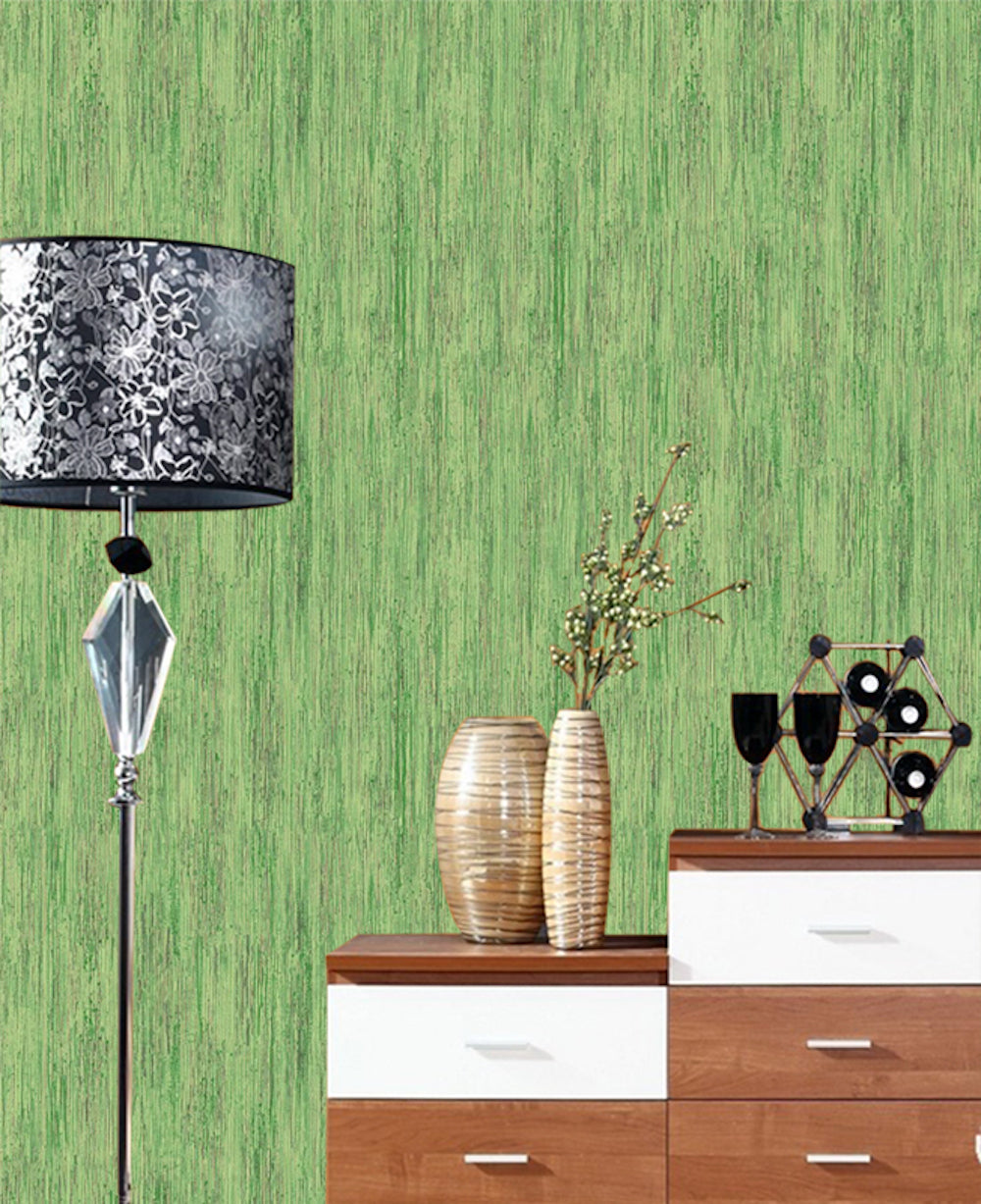 Grace & Gardenia G10118 Grass Green Plaster Wallpaper