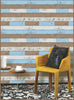 Grace & Gardenia G65014 Reclaimed Wood Blue Wallpaper