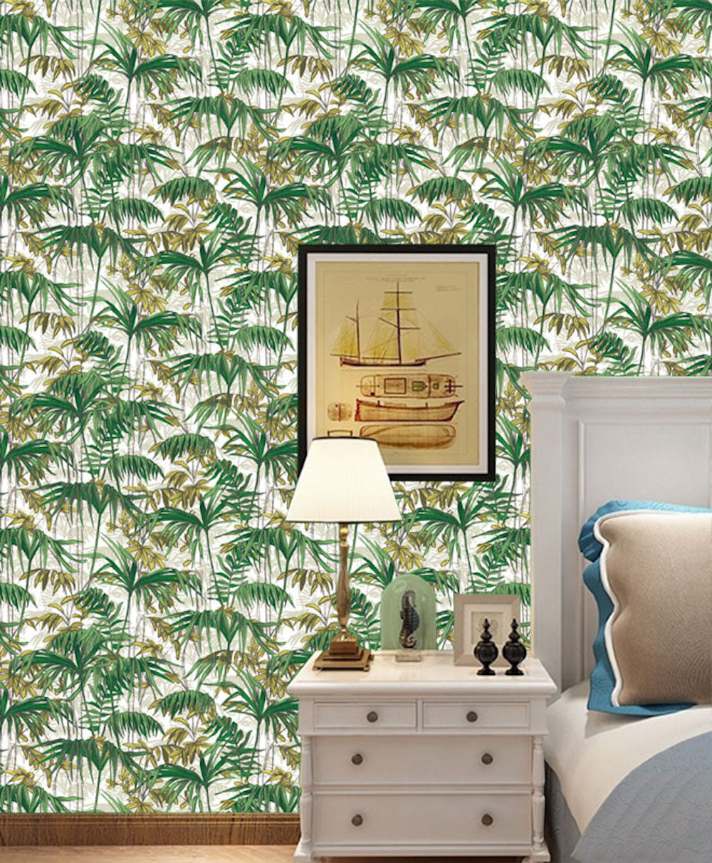 Grace & Gardenia GD210105 Tropic Palm Leaves Wallpaper