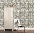 Grace & Gardenia GMK1021 Modern Patchwork Gray  Wallpaper