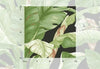 Grace & Gardenia Tropical Banana Leaf on Black 27 in Peel and Stick wallpaper