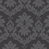 Norwall VG26227P Plaza Damask Wallpaper - Damask Theme in Black - Double Roll