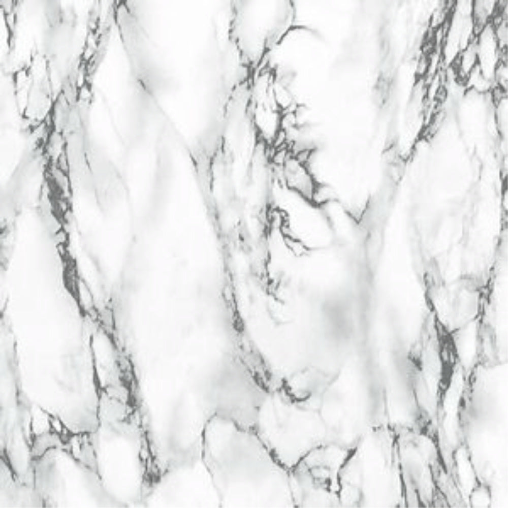 White Marble Commercial Grade Contact Paper Self Adhesive